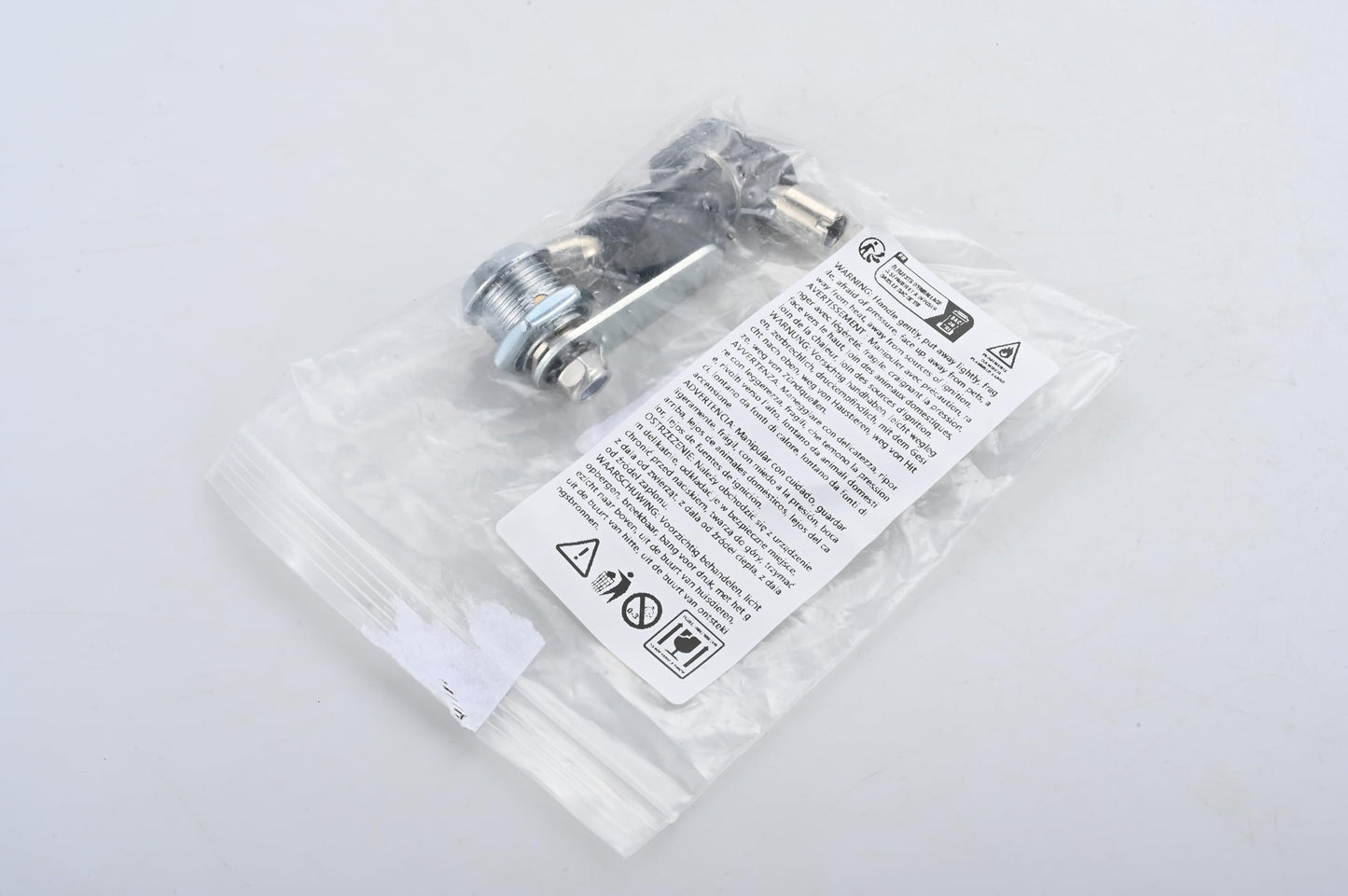 Thread Tubular Cam Lock 16mm Zinc Alloy Security Drawer Cam Cylinder Lock with 2 Keys for Door Mailbox Cabinet Cupboard Letterbox Silver