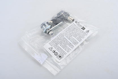 Thread Tubular Cam Lock 16mm Zinc Alloy Security Drawer Cam Cylinder Lock with 2 Keys for Door Mailbox Cabinet Cupboard Letterbox Silver