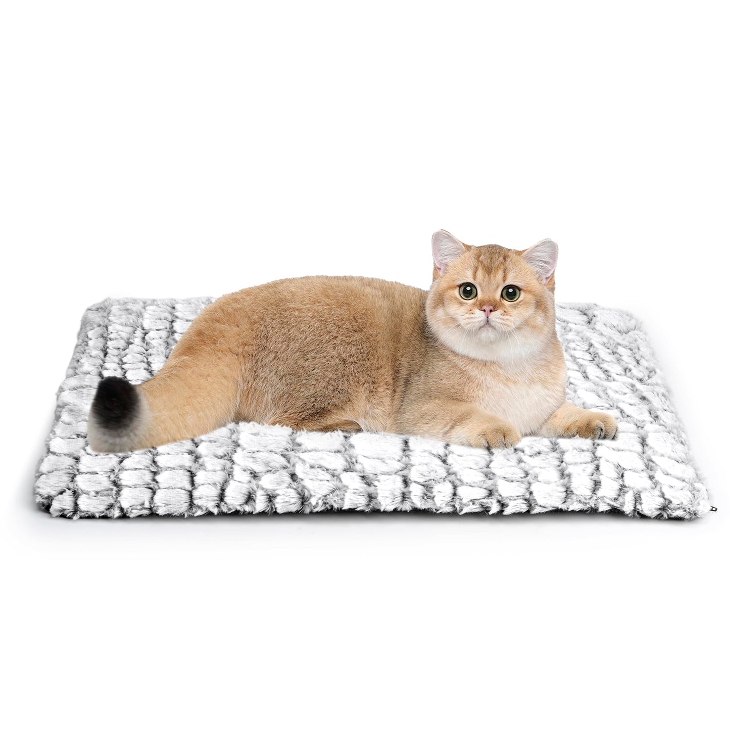 Petace Cat Self-heating Pad 60 x 45 cm, Pet Self-warming Bed, Electric-Free Heated Cat Mat, Warm Dog Blanket Machine Washable