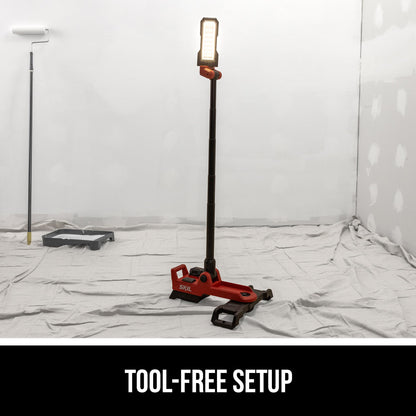 SKIL Compact Tower Light, 20V Kit Including 2.0Ah USB-C Battery and Charger-LH2500D-11
