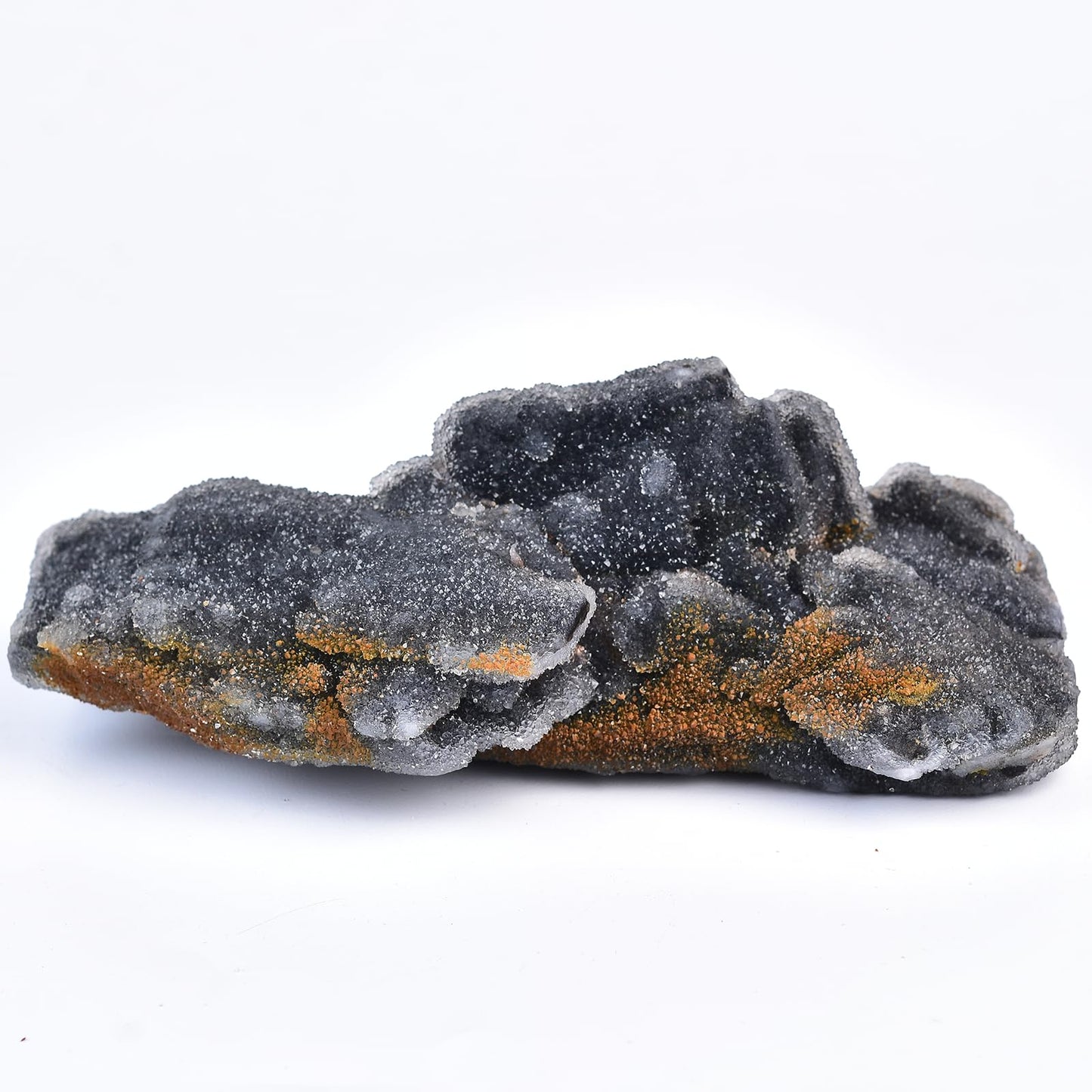 JIC Gem Natural Sphalerite Mineral Specimen Crystal Cluster Stone High Energy Crystal Geode Cluster Aura Crystal Rock Mineral Specimens Reiki Wicca Healing and Calming Effects 2.0-2.4 lbs