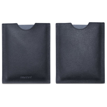 HISCOW Minimalist Passport Sleeve - Italian Calfskin (Black)