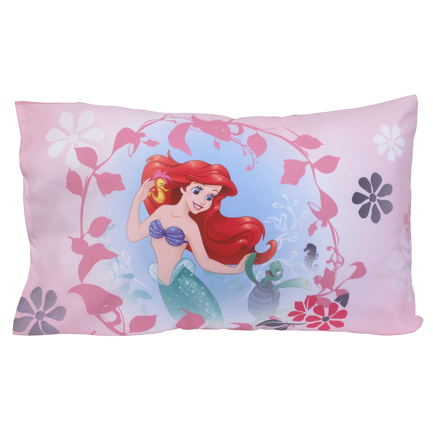Disney Pretty Princess Toddler Bed, 4 Piece Set, Pink