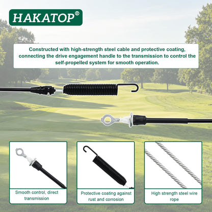 HAKATOP 946-05250 Blade Control Cable for Cub Cadet CC600 MTD Troy-Bilt Lawn Mower Replaces 746-05250 94605250 74605250