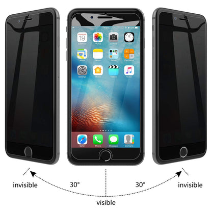 JETech Privacy Screen Protector for iPhone 11 and iPhone XR 6.1-Inch, Anti Spy Tempered Glass Film, 2-Pack