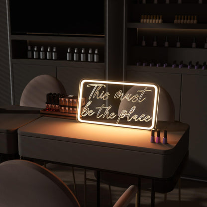 You're Like Really Pretty Neon Signs for Wall Decor, LED Neon Sign Aesthetic Room Decor for Teen Girls Neon Lights Signs for Bedroom, Salon, Wedding Party Pink Neon Name Sign