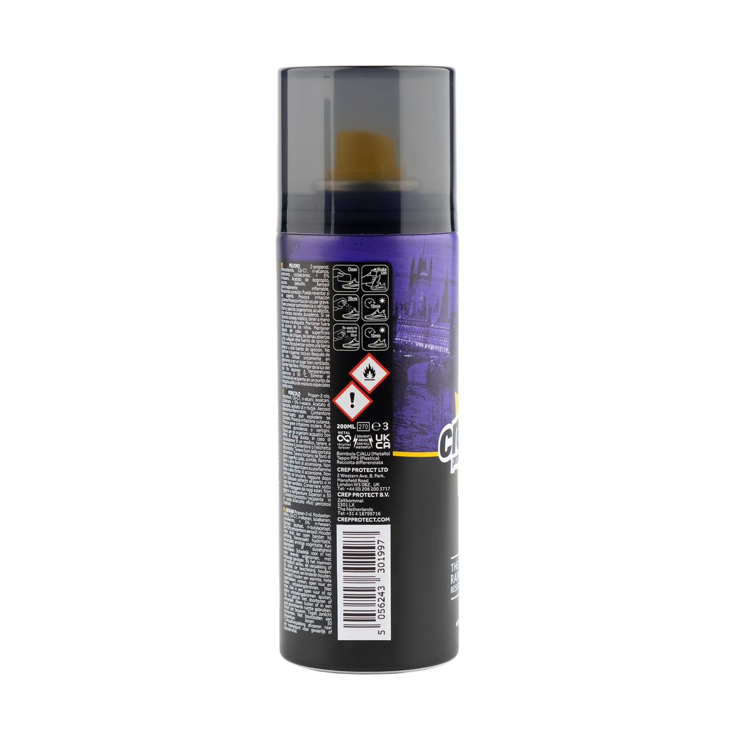 Crep Protect Shoe Protector Spray - 200ml Rain & Stain Waterproof Nano Protection for Sneaker, Leather, Nubuck, Suede & Canvas