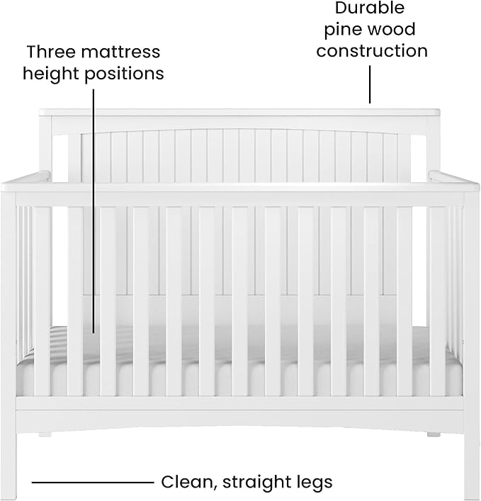 Child Craft Scout 4-in-1 Convertible Baby Crib Nursery Furniture Set