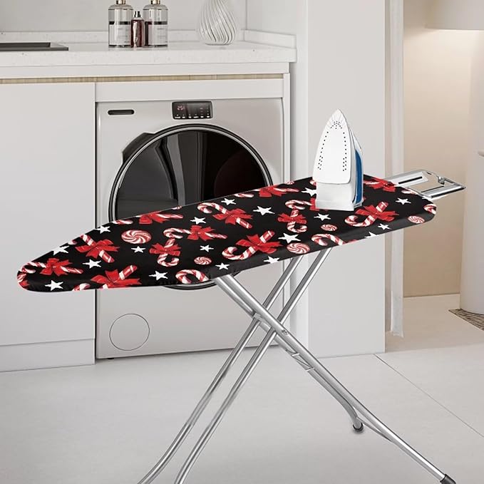 Sprowallow Candy Cane Christmas Ironing Board Cover Stain Resistant Standard