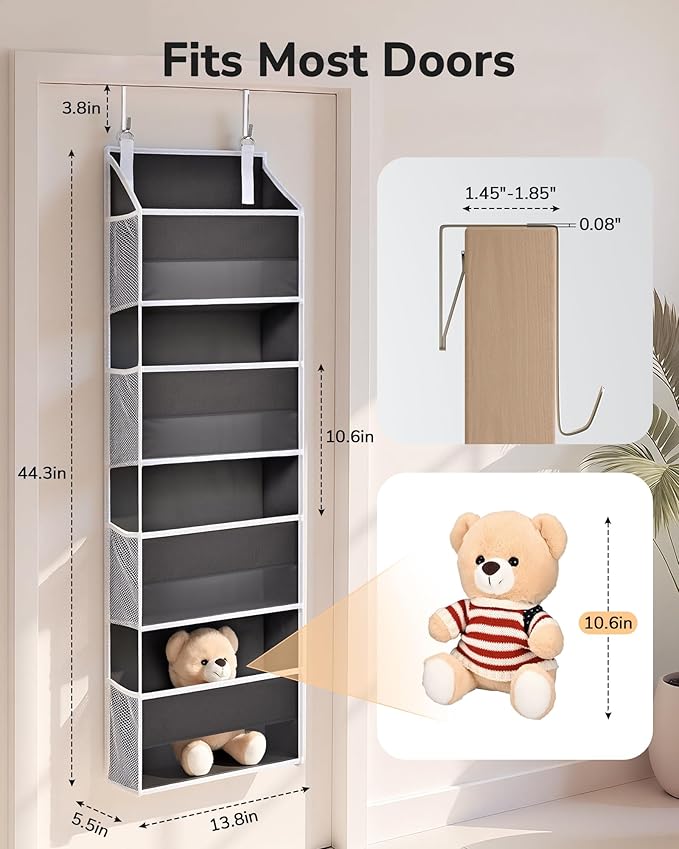 ULG 2 Pack Small Over Door Organizer
