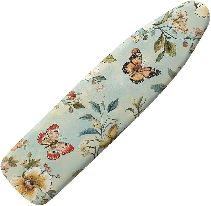 Butterfly Ironing Board Cover and Pad Standard Size Green Leaves Iron Table