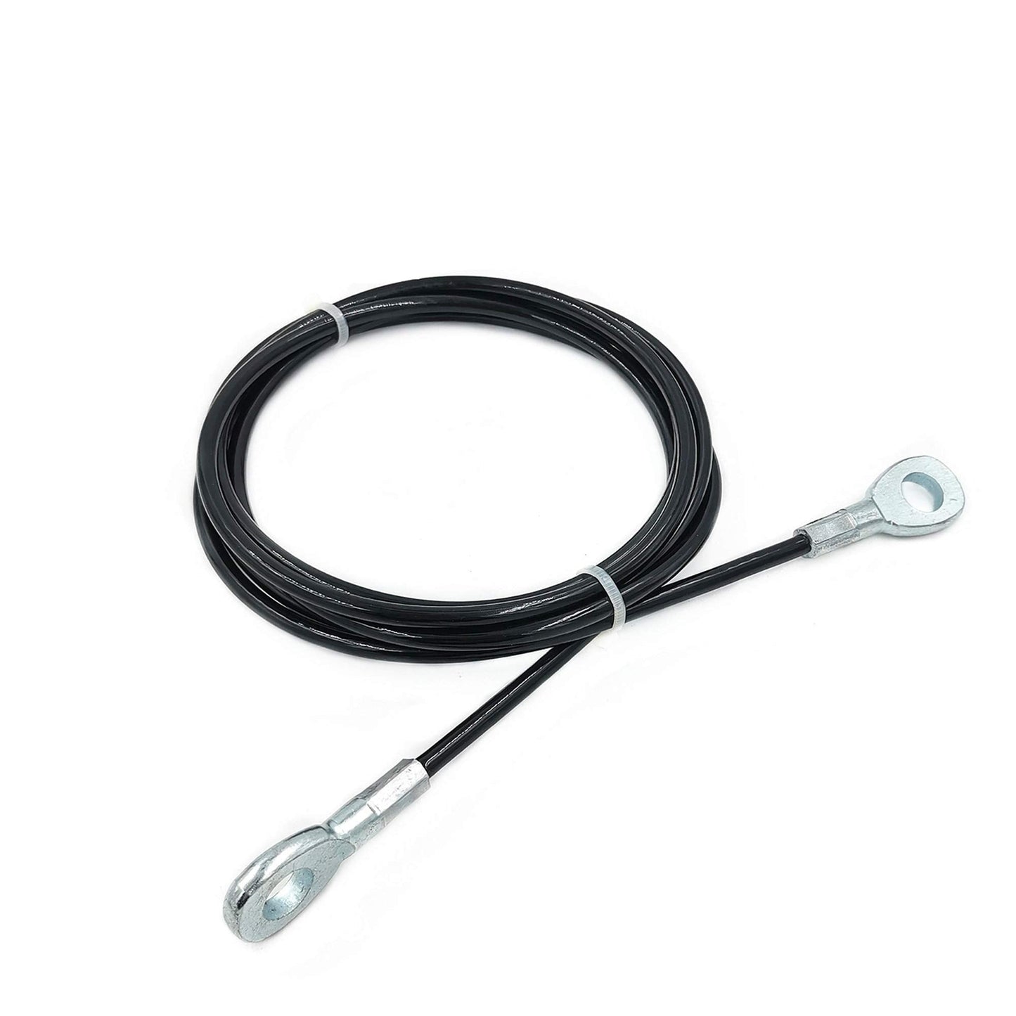 J Bryant Fitness Gym Replacement Cable Fitness Pulley Cable Thick 0.2inch/5mm Heavy Duty Steel Wire Rope for Home Gym Cable Pulley Attachments Machine Accessories (Type-A, 39.3")