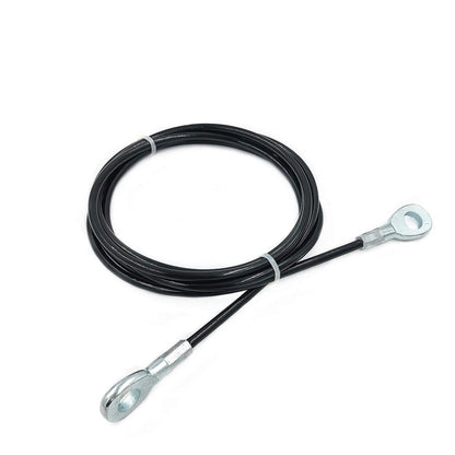 J Bryant Fitness Gym Replacement Cable Fitness Pulley Cable Thick 0.2inch/5mm Heavy Duty Steel Wire Rope for Home Gym Cable Pulley Attachments Machine Accessories (Type-A, 39.3")