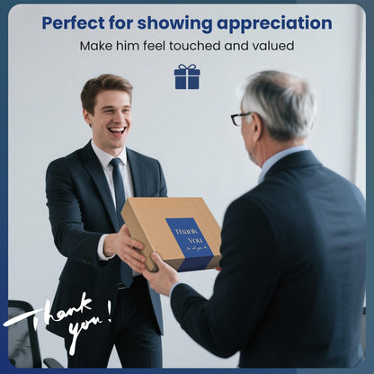 felinlova Employee Appreciation Gifts, Thank You Gifts for Men Coworkers, Gift Basket for Men, Thank You Basket for Team Mentor Friends Leaders Boss, Difference Maker Gift Box