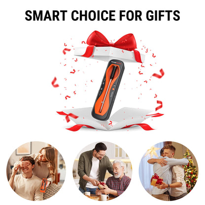ThermoPro TempSpike 500 ft Wireless Meat Thermometer Digital, Bluetooth Meat Thermometer Wrieless for Beef Lamb Chicken Turkey, Smoker Acccessories for Rotisserie Sous Vide BBQ Oven Air Fryer