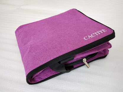 CACTIYE Carrying Bag Compatible with Cricut Explore Air and Maker, Waterproof Tote Bag Compatible with Cricut Explore Air and Supplies (Pink, 1+1)