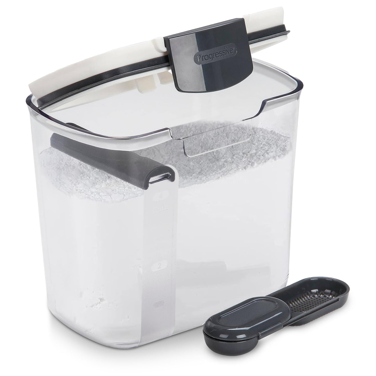 ProKeeper 1 Quart Airtight Powdered Sugar Storage Container – Grey, BPA-Free Plastic