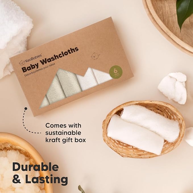 6-Pack Baby Washcloths