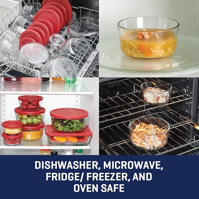 Anchor Hocking 12 Piece Glass Storage Containers