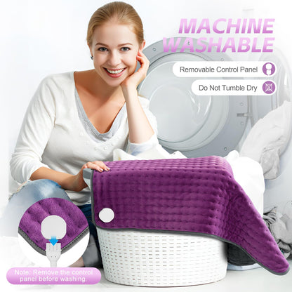 XXXL Heating Pad for Back Pain Relief, Heated Pad for Neck/Shoulders/Legs/Knees/Feet/Cramps, 6 Heat Settings Auto-Off, Heat Pads for Women, Birthday Mothers Day Gifts for Mom Wife Grandma Her, 17"x33"