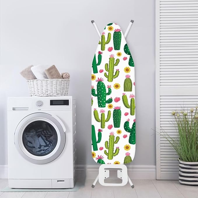 Cactus Ironing Board Cover and Pad Standard Size Soft Resist Scorching Ironing