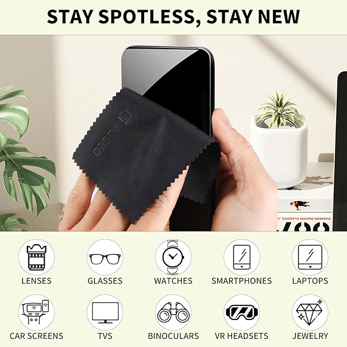 Eco-Fused Microfiber Cleaning Cloths