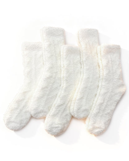 TEHOOK Warm & Cozy Valentines Gifts for Women, Fluffy Fuzzy Plush Sleeping Slipper Socks - Soft Warm Fabric