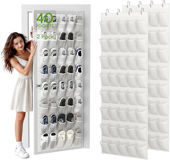 Unjumbly Over the Door Shoe Organizer