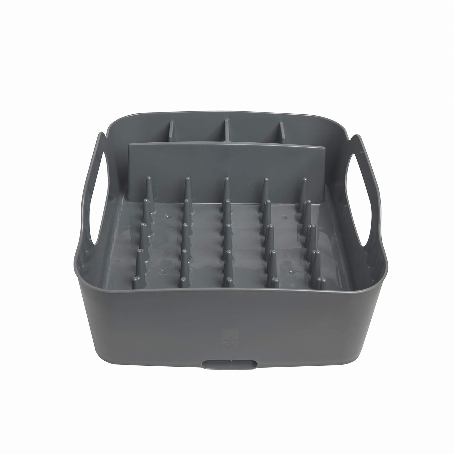 Umbra Tub Dish Drying Rack – Lightweight Self-Draining Dish Rack for Kitchen Sink and Counter at Home, RV or Motorhome, Charcoal Kitchen, 36.067999999999998 x 33.655000000000001 x 18.288 cm
