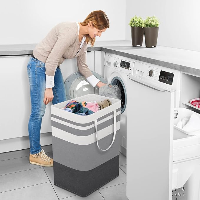 StorageRight Large Collapsible Laundry Basket Hamper