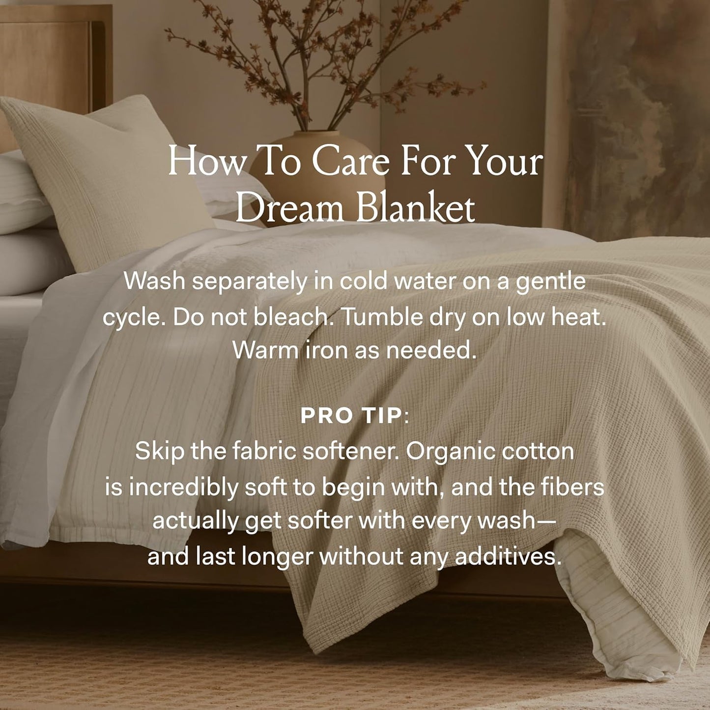 BOLL & BRANCH Dream Bed Blanket - Twin/Twin XL, Coastal Navy - Luxury 100% Organic Cotton - Soft, Lightweight and Breathable - Cloud-Like Touch