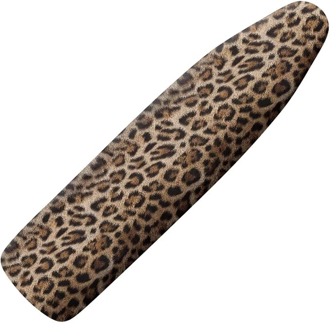 Leopard Print Ironing Board Cover Heavy Duty Thick Padding Scorch Resistant
