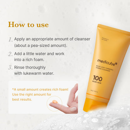 medicube PDRN Marshmallow Whip Cleanser | Face Wash, Cleansing Foam for Pore Care & Uneven Skin Tone | Gentle Daily Deep Cleansing | Hydrating and Nourishing Facial Cleanser | Korean Skincare