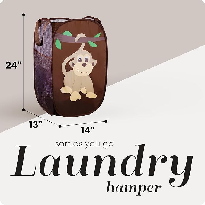 Handy Laundry Collapsible Mesh Pop Up Hamper