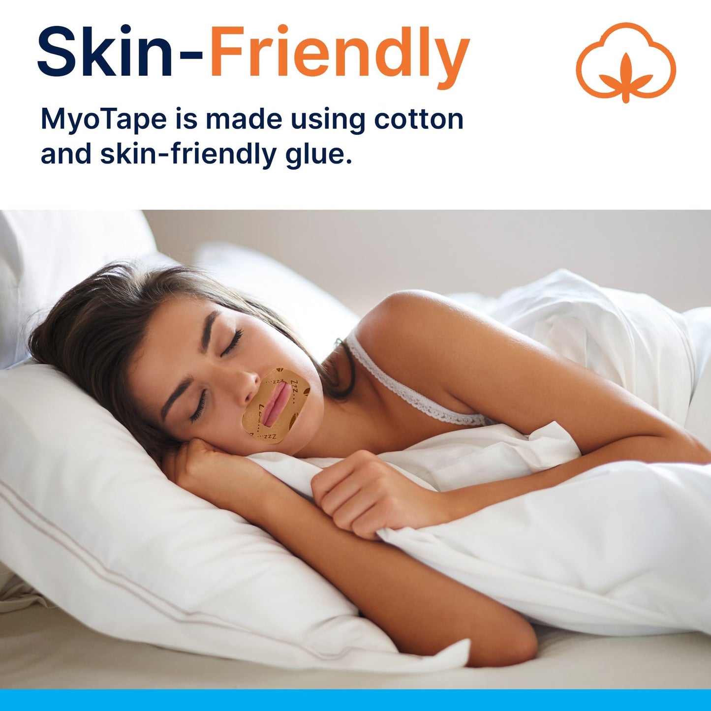 MyoTape - Mouth Tape for Adults - 90 Nights - Reduce Snoring - Safe Alternative to Mouth Tape - Improve Your Sleep - Promote Nasal Breathing - Men/Women/Unisex - Comfortable & Gentle On Skin
