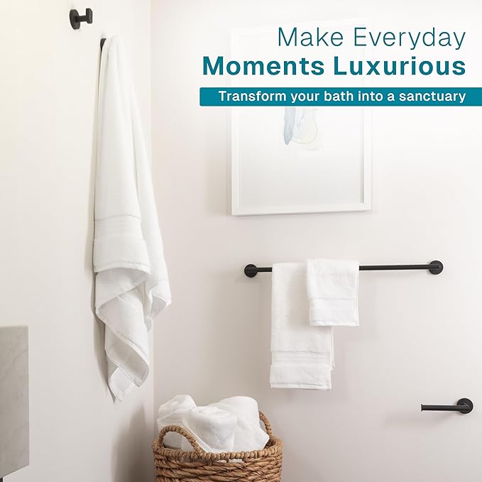 100% Organic Cotton Bath Towel Set | Bathroom Luxury Towel Set of 6 | GOTS