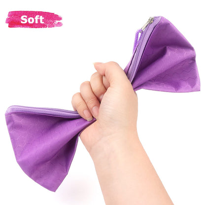 Tamaki 12 Pack Zipper Pencil Pouch Pencil Bags, Zipper Pencil Pouches Bulk, Waterproof Pencil Case, for Organizing Storage Office Supplies Bills Cosmetics Travel Accessories