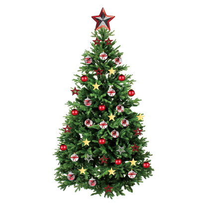 Kasubeso Large 66 x 33 inch Large Christmas Tree Wall Decals Removable DIY Pine Tree Xmas Wall Decor Merry Christmas Wall Stickers for Bedroom Office Living Room Window Clings Party Decoration
