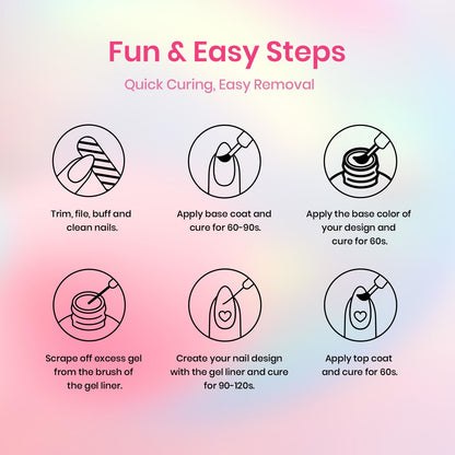 Beetles Nail Stamp 3Pcs Silicone French Tip Nail Stamp Kit with Replacement Nail Stamper Heads and Scrapers Soft Silicone Nail Printing Tool for Home Manicure Diy Nail Art Salon Gifts for Girls