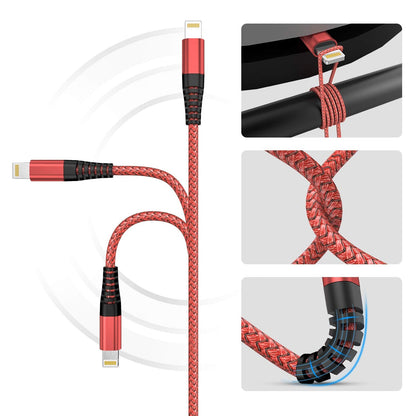 Ofuca iPhone Charger,3Pack 6FT/1.8M iPhone Charger Cable MFi Certified Lightning Cable Fast Charging Wire Compatible with iPhone 14 13 12 11 Pro Max XS XR X 8 7 6 Plus 5 SE