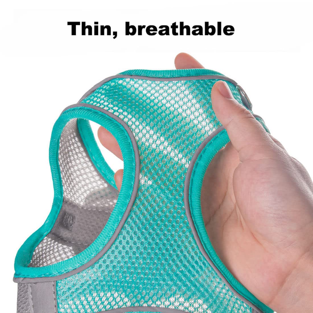 Small Dog Harness and Leash Set, No-Pull Puppy Harness for Outdoor Walking, Breathable Mesh Reflective Cats Vest for XXS Xs Small Medium Breed Pet Dogs, Pink S