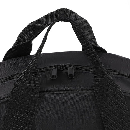 JPJYE Cable Organizer Bag - Heavy Duty Water Resistant Cable Management Storage Bag - Perfect for Jumper Cables, RV Sewer Pipe, EV Charging Cord Storage, Camper and Garden Hoses (Black, 15.8" X 15")