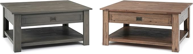 SIMPLIHOME Monroe Square Coffee Table