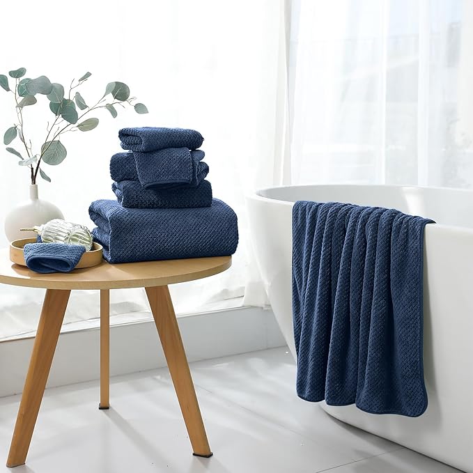Bath Towel Set 4 Piece Oversized Bath Sheet 35"x70”Extra Large Bath Towel Soft