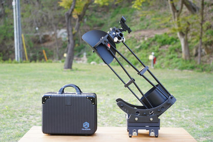 HandyDob6 6-Inch Ultra Light Portable Dobsonian with Light Shroud and Smartphone Mount – Compact Travel Telescope