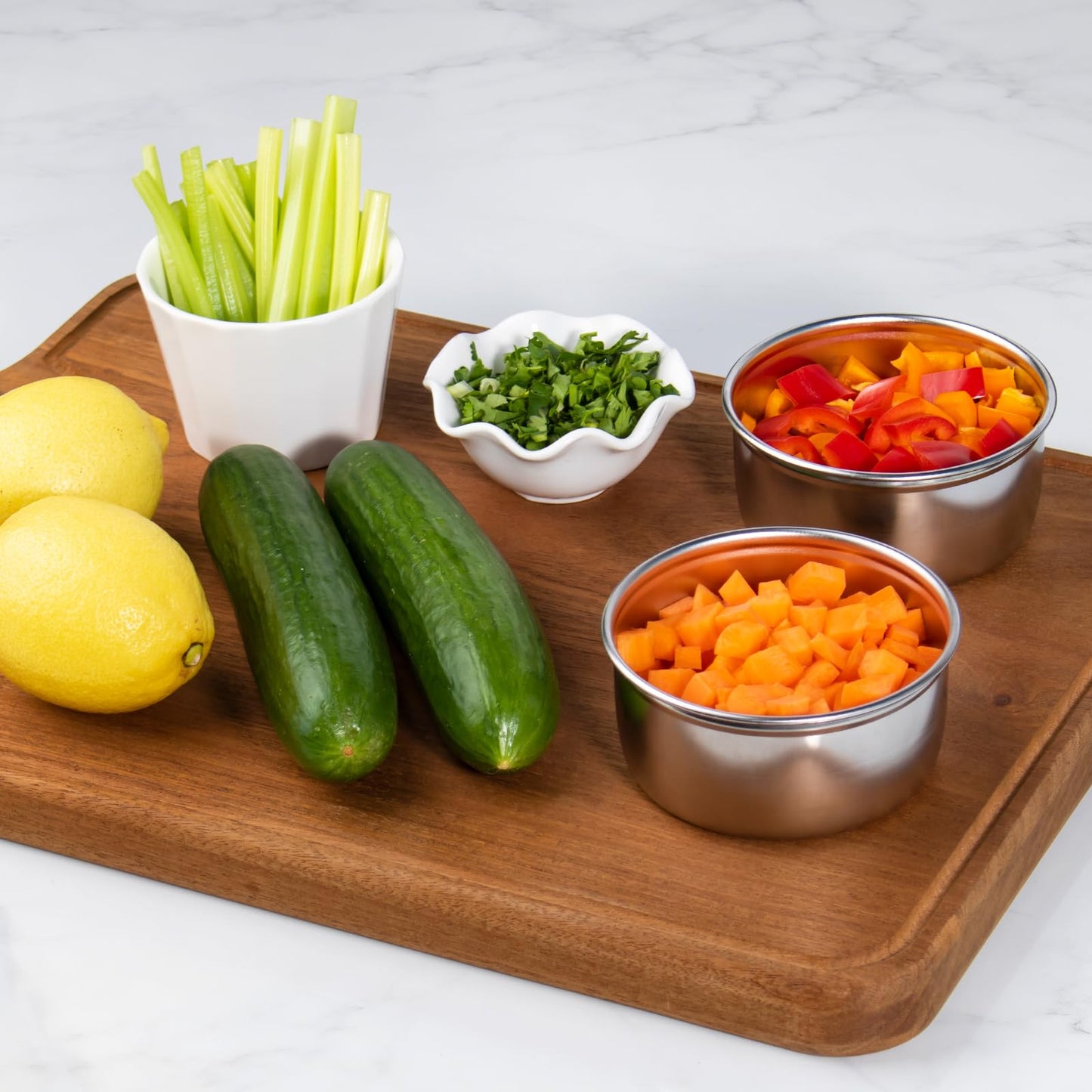 Iyulania 8.5 oz Stainless Steel Lidded Bowls, 4 Pack Unbreakable Small bowls with BPA-free Plastic Lids for Meal Prep, Cooking, Snacks, Leftovers
