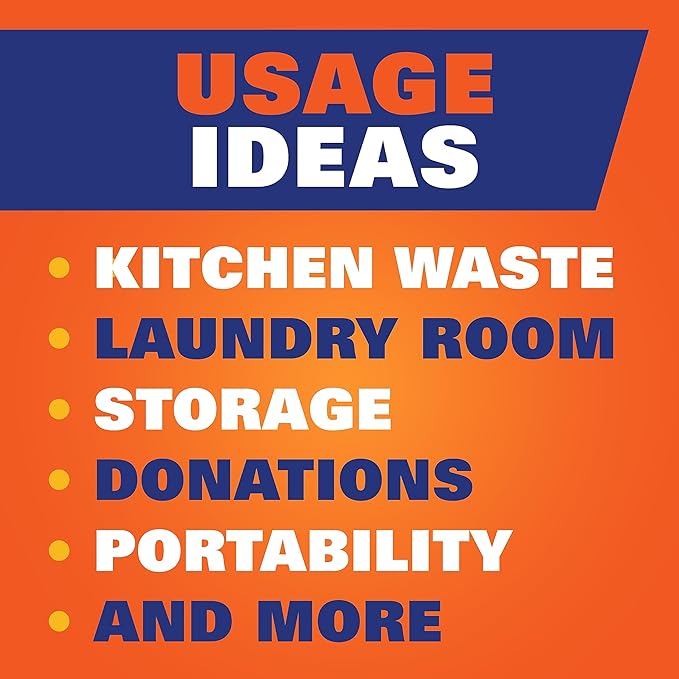 Hefty Ultra Strong 13 Gallon Trash Bags, Tall Kitchen Trash Bags 13 Gallon Size