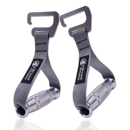 J Bryant Fitness Resistance Band Exercises Handles Heavy Duty Metal Gym Handles Stainless Steel Large Size Hook for Wide Pull Up Resistance Band Training Home Workout Fitness Equipment