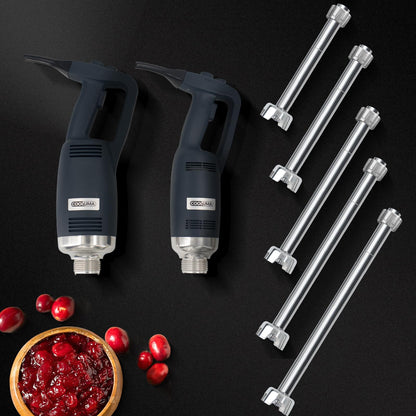 COOLUMA Commercial Immersion Blender, 500W Heavy Huty Hand Blender With 16 Inch Removable Shaft, 6,000-20,000 RPM Variable Speed, Industrial Hand Mixer For Pro Restaurant Kitchen.