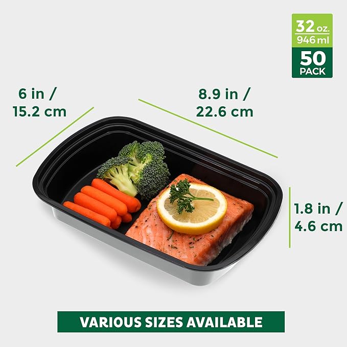 Freshware Meal Prep Containers 1 Compartment
